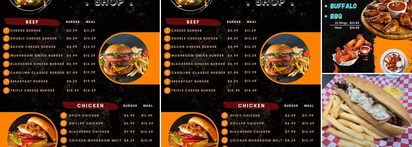 Saks Grill Menu