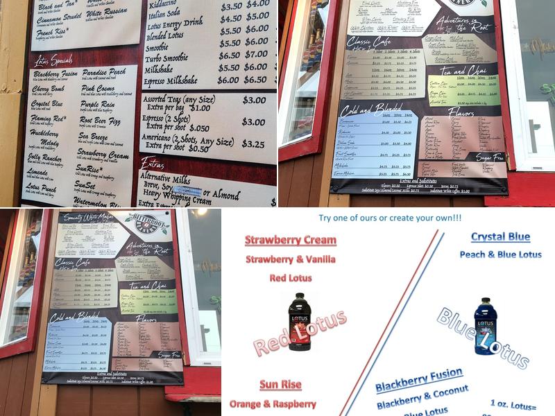 Bitterroot Beanery Menu