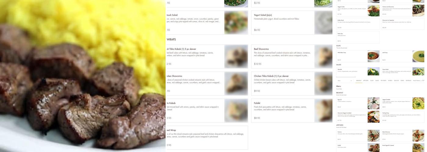Shawarma Inn 2 Menu