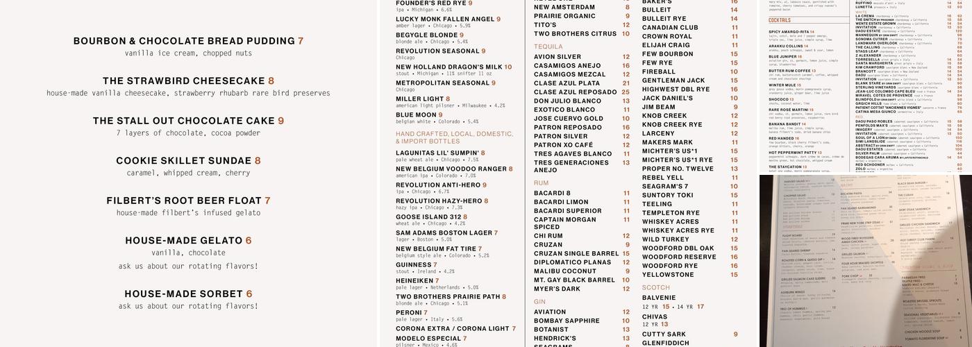The Ashburn, An American Gastropub Menu
