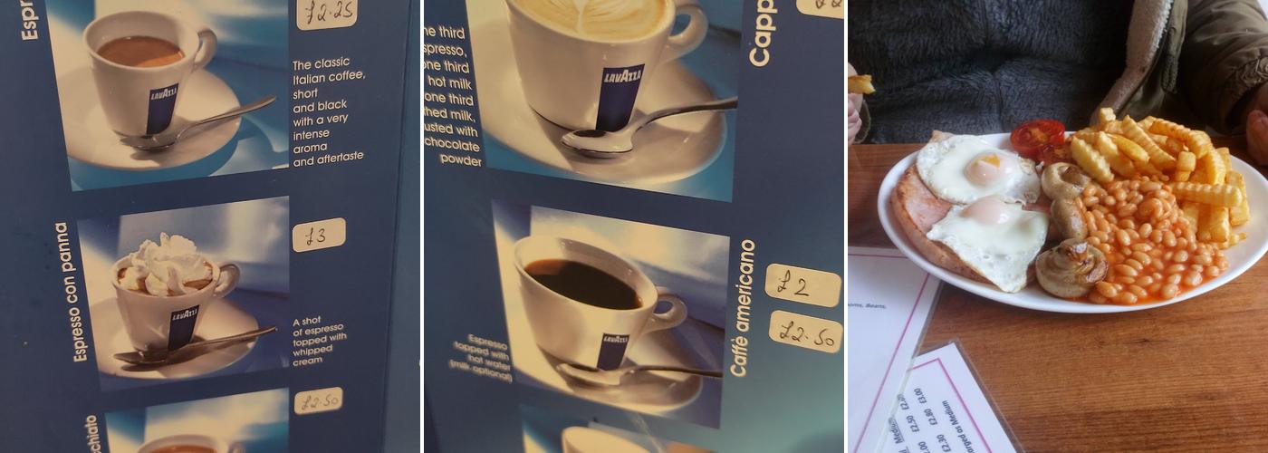 The Cherry Blossom Cafe Menu