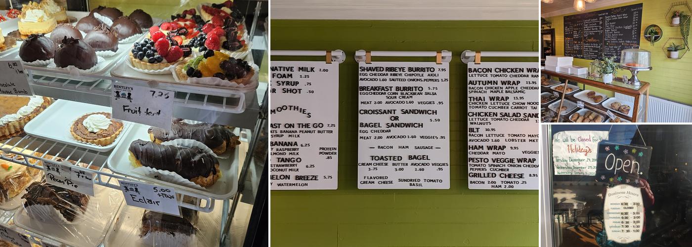 Bentley's Bakery & Cafe Menu