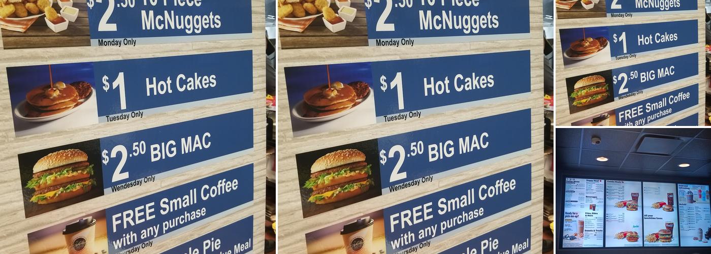 McDonald's Menu