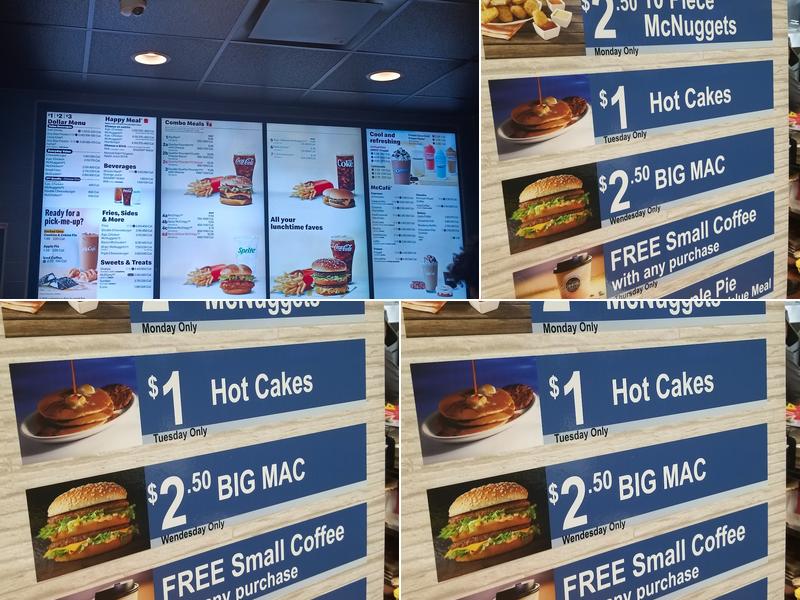 McDonald's Menu