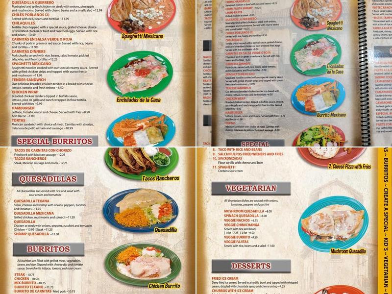 Casa Guerrero Mexican Cuisine #1 Menu