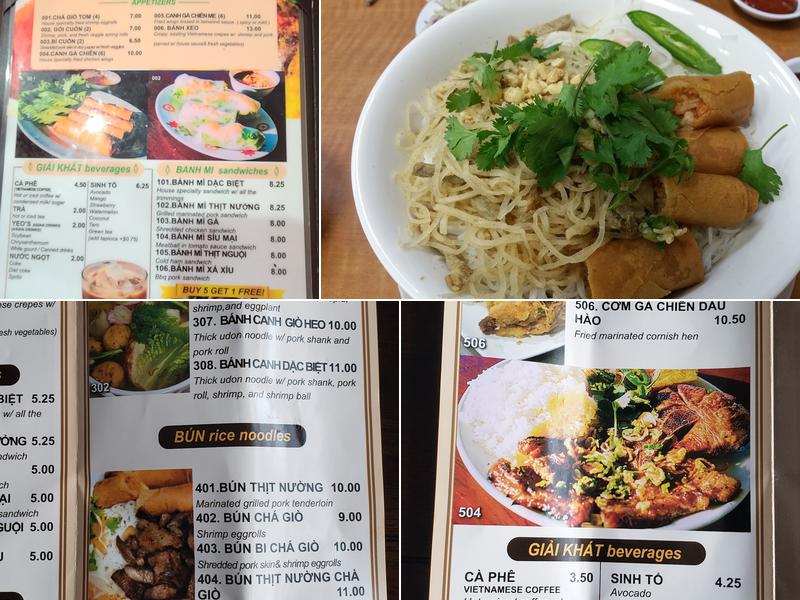 Pho Ha Menu