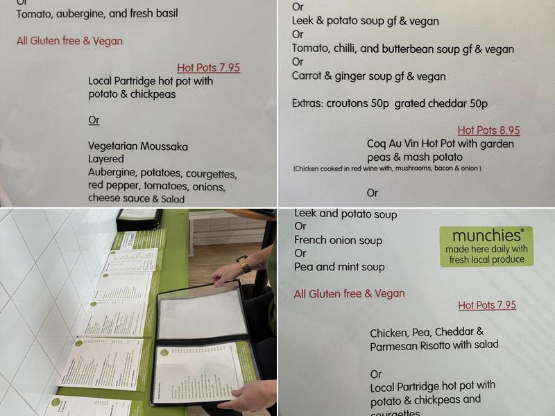 Aldeburgh Munchies Menu