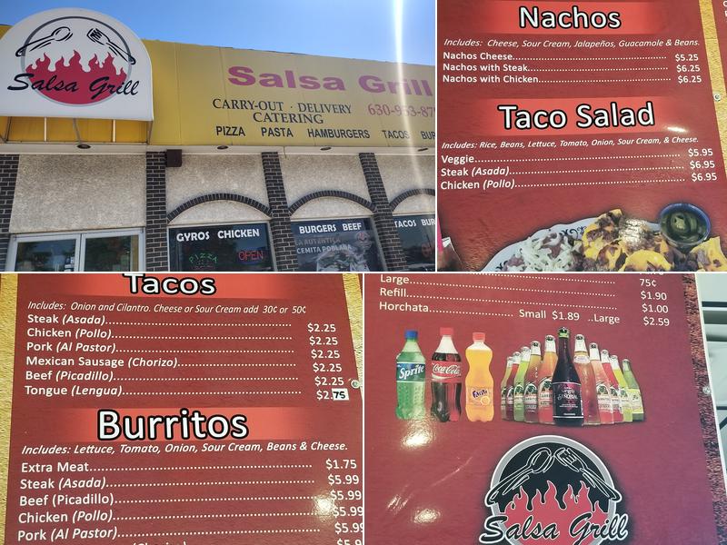 TACO SALSA GRILL Menu