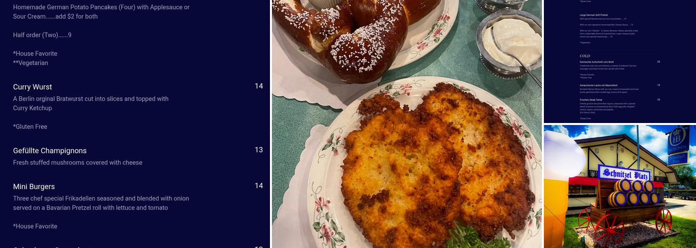 Schnitzel Platz Menu