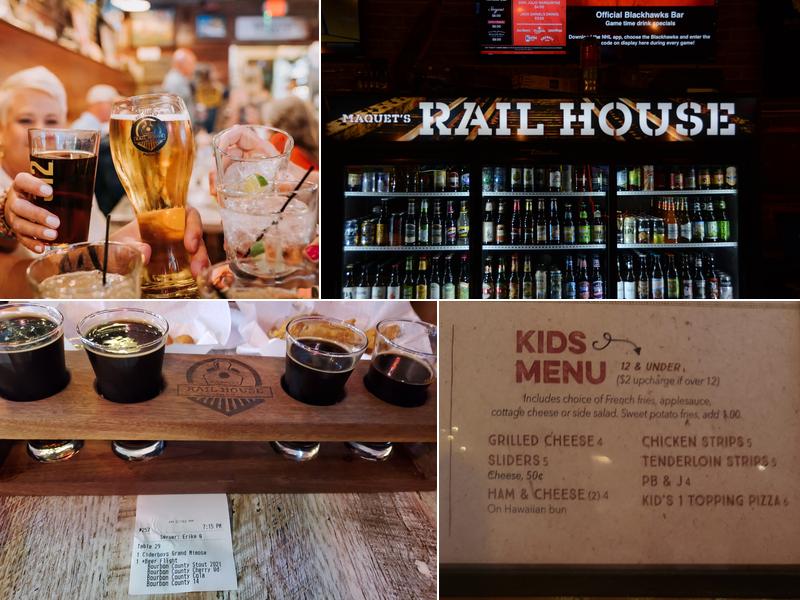 Maquet's Rail House Menu