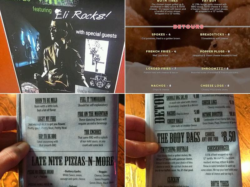 Twisted Spoke Saloon Menu