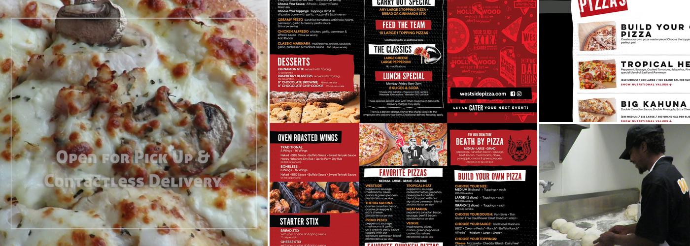 Westside Pizza Menu