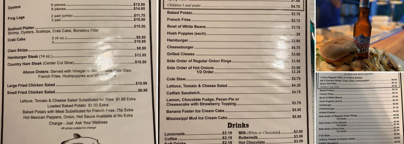 Catfish Kitchen Menu