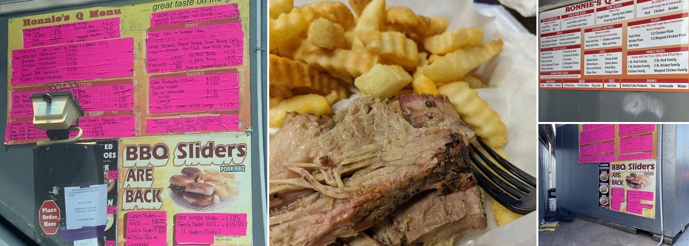Ronnie's Q Menu