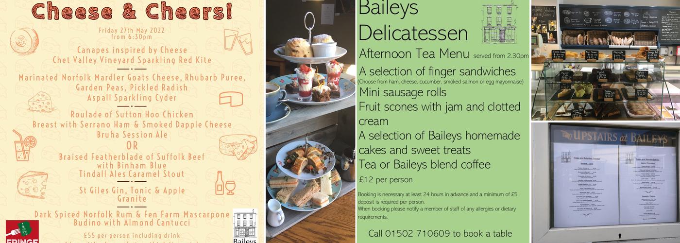 Baileys Delicatessen Menu