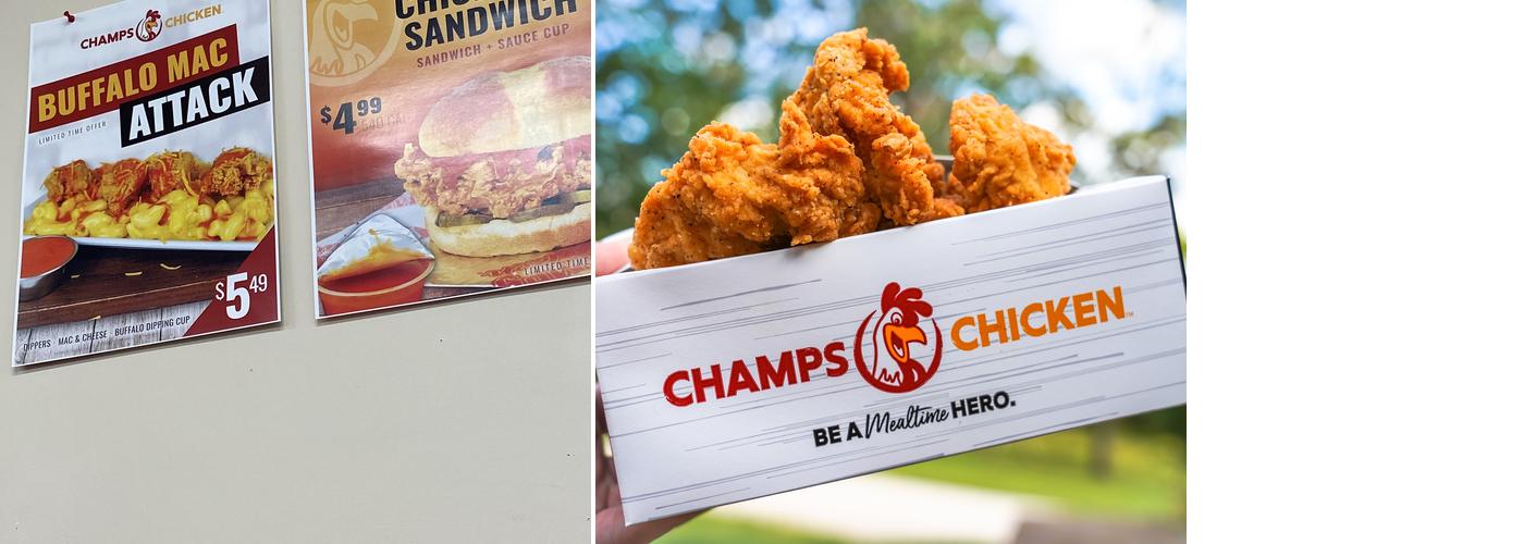 Champs Chicken Menu