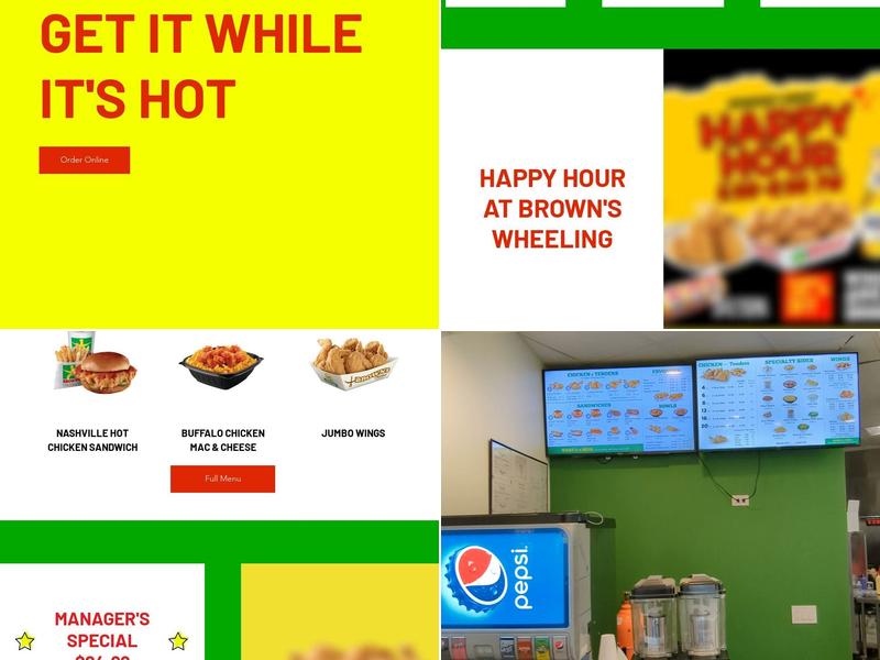 Brown's Chicken Wheeling Menu