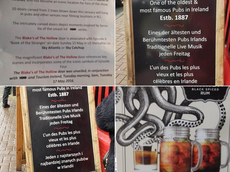 Blakes of the Hollow Menu