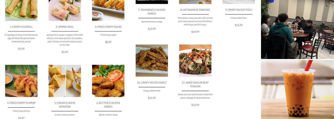 Pho 95 Menu
