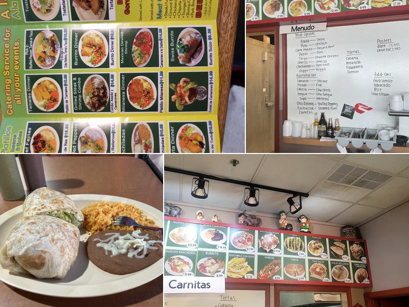 Dave's Burritos Menu