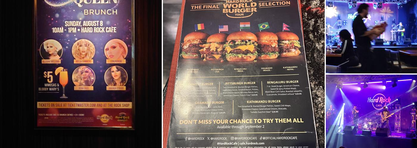 Hard Rock Cafe Menu