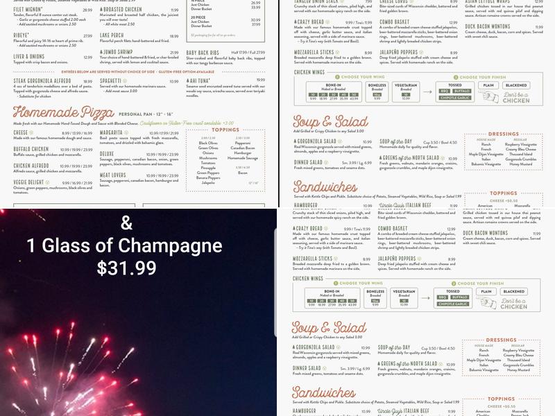 Tijan's Twelve Pines Menu