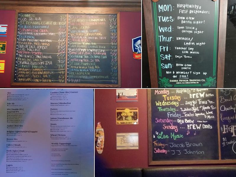 Tap city tap house and sprit Menu
