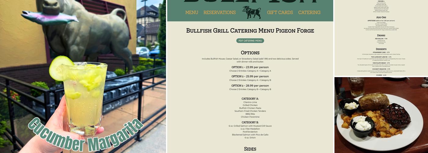 Bullfish Grill Menu