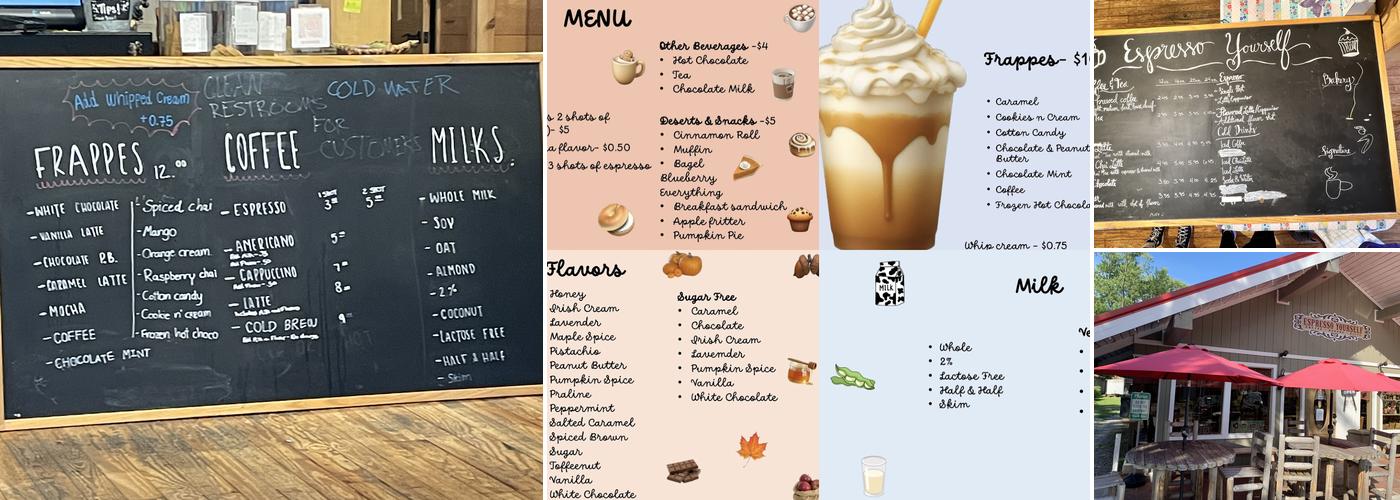 Espresso Yourself Menu