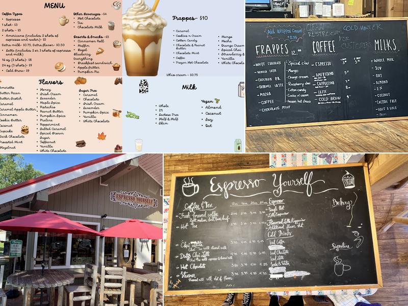 Espresso Yourself Menu