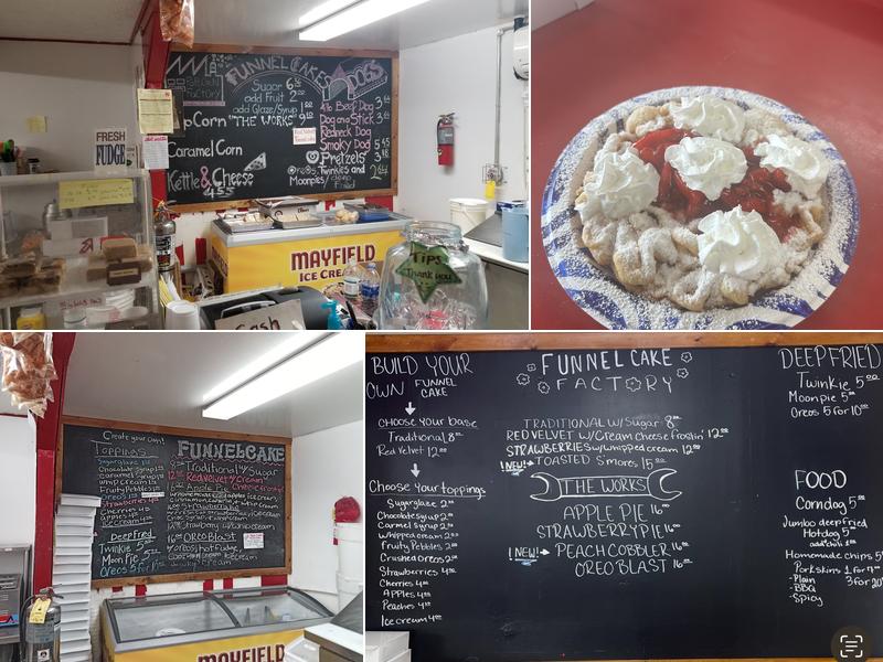 Funnel cake factory Menu