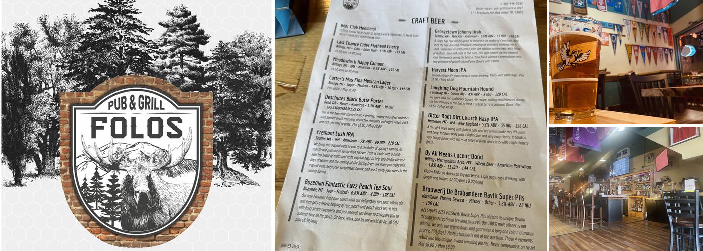 Foster & Logans Pub & Grill Menu