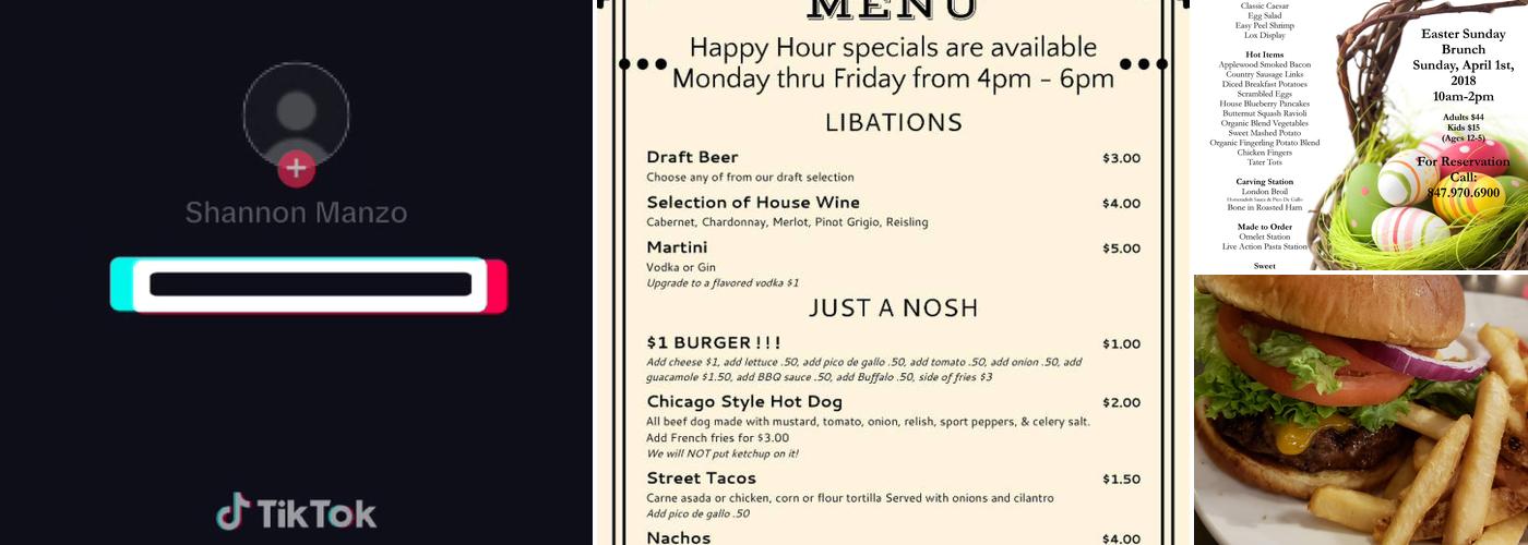Karma Pub Menu