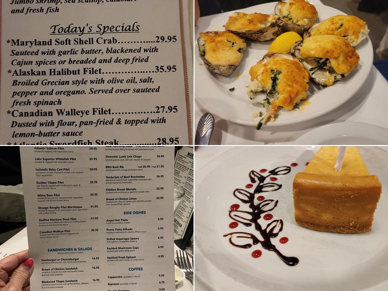 Dover Straits Menu