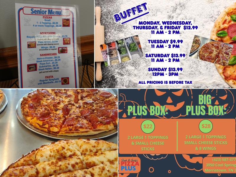 Pizza Plus Menu