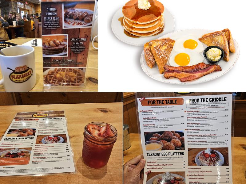 Flapjack's Pancake Cabin Menu