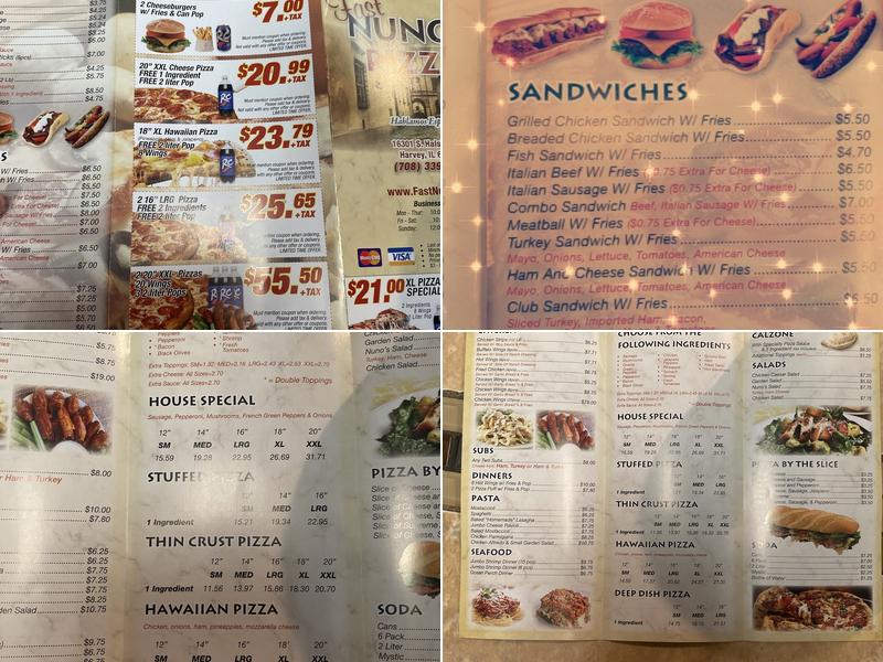 Fast Nuno's Menu