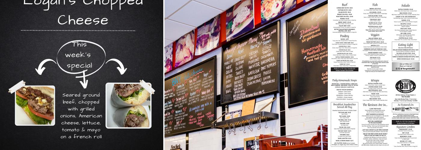 BNY Deli Menu