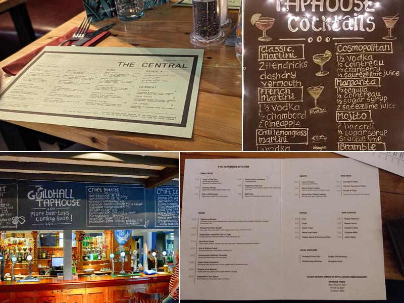 Guildhall Taphouse Menu