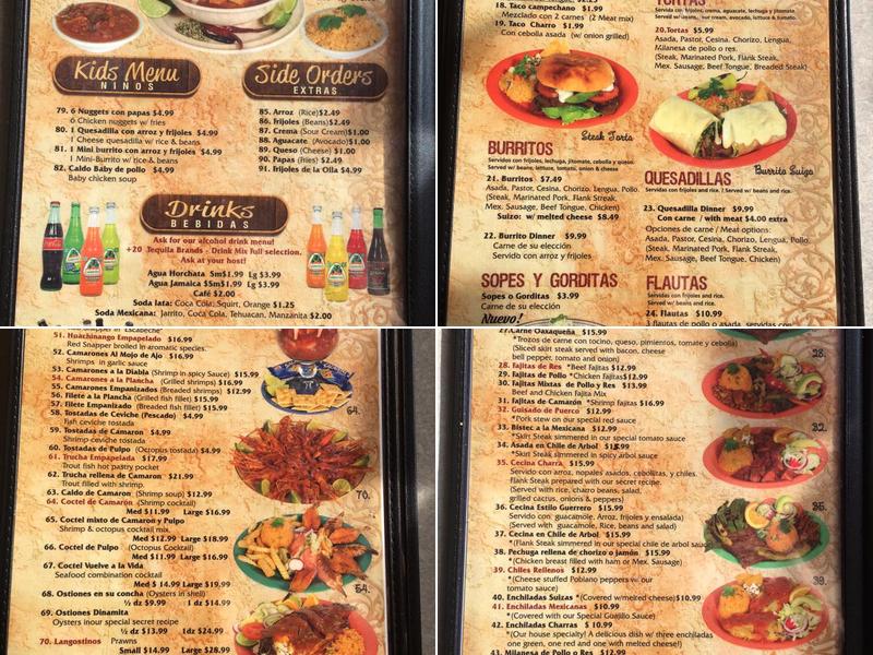El Lienzo Charro Menu