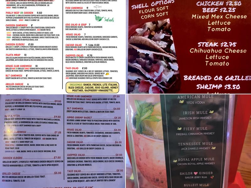 Game On! Bar & Grill Menu