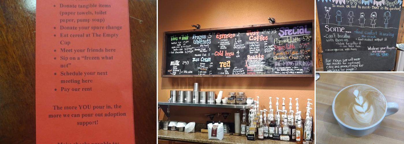 Empty Cup Menu