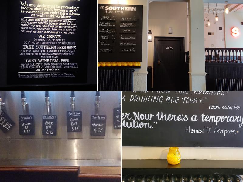 The Southern Bar Menu