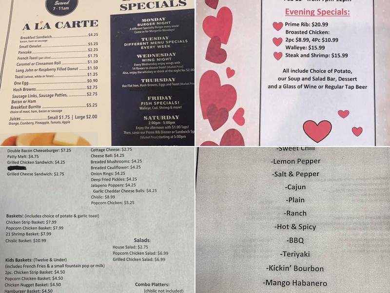 Club Eden Eden Cafe Menu