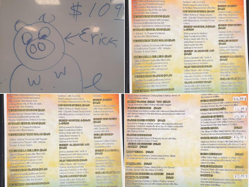 3 Compadres Menu