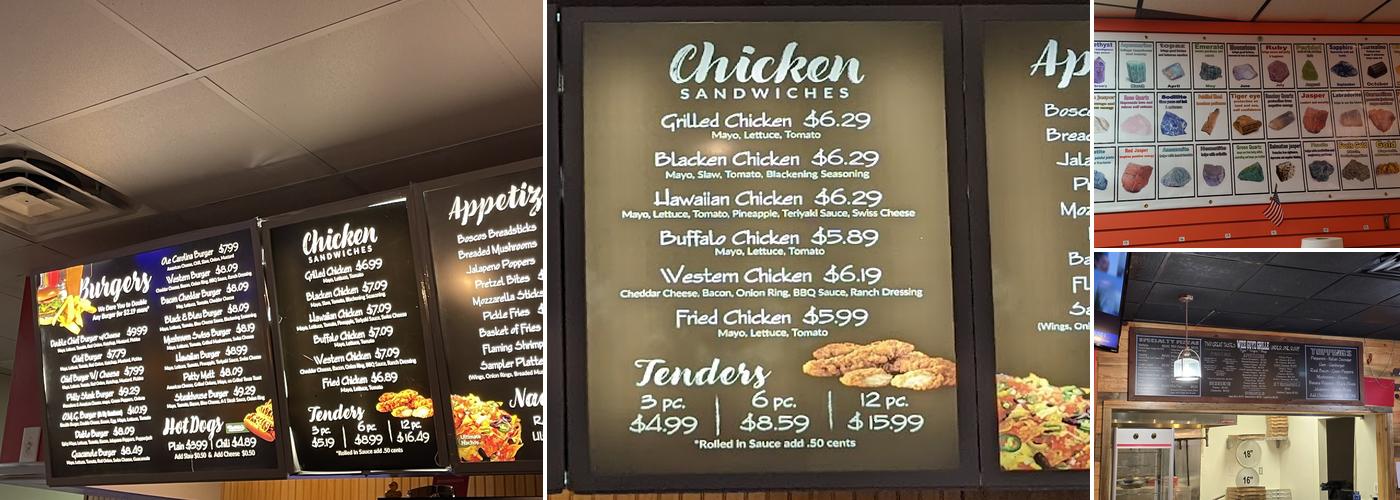 Wize Guyz Grille Menu