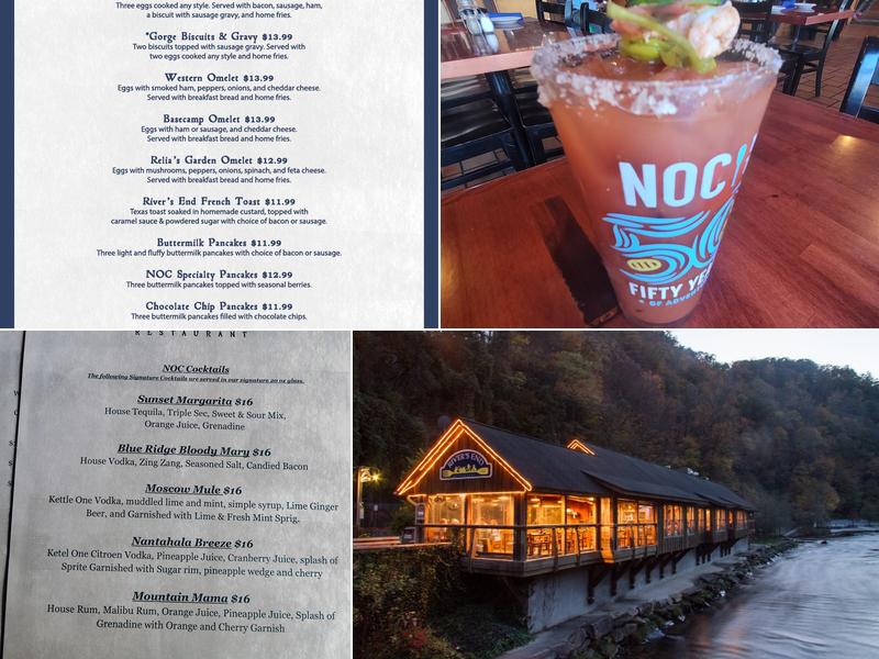 River's End Restaurant Menu