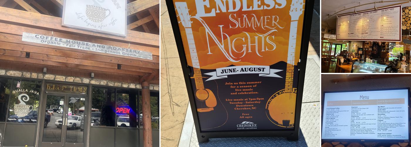 Qualla Java Cafe Menu