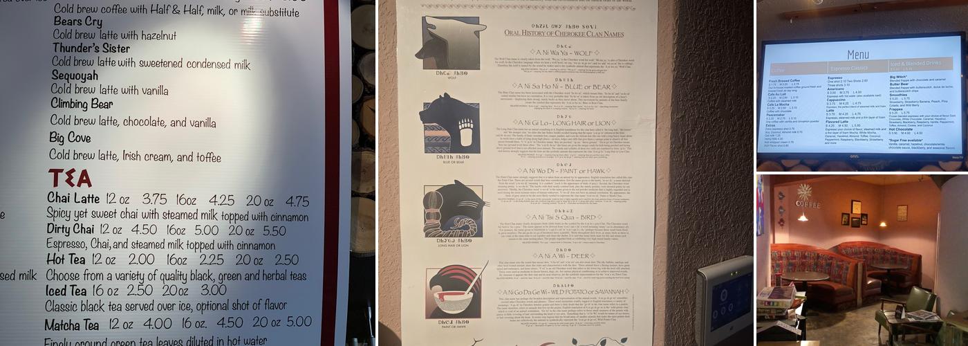 Qualla Java Cafe Menu