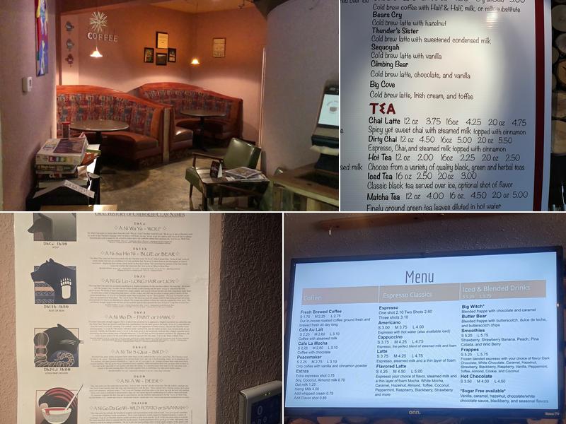 Qualla Java Cafe Menu